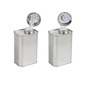 Venta al por mayor redondo cuadrado <span class=keywords><strong>Metal</strong></span> suelto té contenedor de estaño hermético apilable café en polvo latas bote embalaje lata para café - Product Image 1