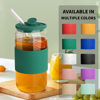 Accessoires de manchon de tasse en silicone antidérapant, réutilisable, multifonctionnel, de qualité alimentaire, certifié CE, écologique, 11,5 cm x 4,5 cm, vente en gros