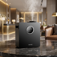 Diffuseur de parfum 5000 CBM sans eau, machine aromatique électrique commerciale, système HVAC, WiFi, corps métallique tactile pour hall d'hôtel, aéroport