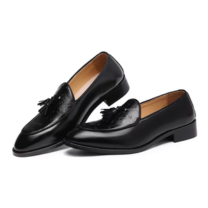 Autumn Wholesale Loafers Vintage Calf Leather Men's Loafer Shoes High Quali Casual Loafers Dress Shoes for Men Fabricantede - Product Image 2