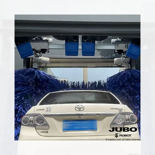 Automatic car wash Combi Pressure touch free technology and gentle SofT foam brushes manufacturer China JUBO High Quality
