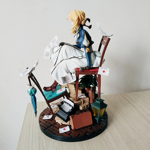 Figurine d'anime <span class=keywords><strong>Evergarden</strong></span> GK Violet de 27 cm, statue, collection pour adultes, modèle de poupée, cadeaux - Product Image 5