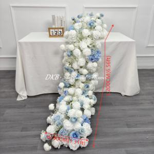 Wholesale High Quality Handmade Silk Rose Artificial Wedding Mother's Day Aisle Runner Modern Factory Wholesale Price Floral - Product Image 2