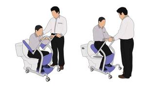 안전한 이송을 위한 의료 이송 트롤리 환자 이송 트롤리 - Product Image 5