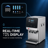 Distributeur d'eau potable avec filtration RO UF intégrée, distributeur d'eau de bureau pour la maison, robinets chauds et froids pour un usage quotidien familial