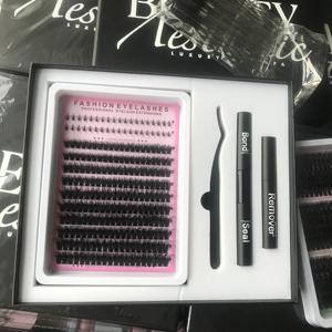 Cils en grappes pré-coupés : segments à mélanger, application DIY, volume doux pour les visites de galeries d'art et de musées - Product Image 3