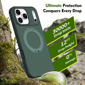 Funda de Fibra de Carbono Más Vendida para iPhone 17 18 <span class=keywords><strong>Pro</strong></span> Max, Serie con Soporte Magnético, Funda de Fibra de Aramida para Vendedores de <span class=keywords><strong>Amazon</strong></span> y eBay - Product Image 2