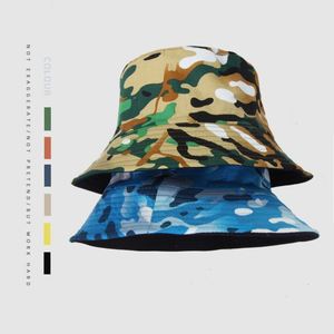 2022 gros camouflage deux faces seau chapeau pour adulte impression personnalisée seau chapeaux - Product Image 5