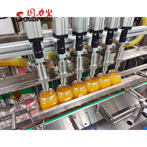 Remplisseur de piston pneumatique à 4 têtes solide, avec trémie chauffante, pour miel pur - Product Image 2