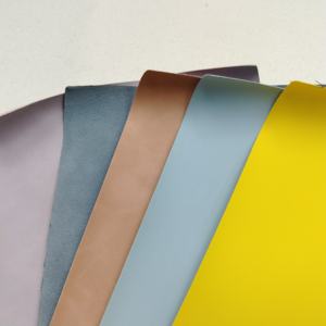 Sıcak damgalama sentetik PU termal deri toptan satış için kitap ciltleme kağıt deri kolları yapmak için dokulu - Product Image 3