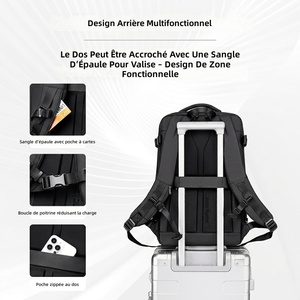 <span class=keywords><strong>Sac</strong></span> à dos Arctic Hunter pour ordinateur portable, voyage, compression sous vide inté<span class=keywords><strong>gr</strong></span>ée, imperméable, polyester, homme, affaires - Product Image 4