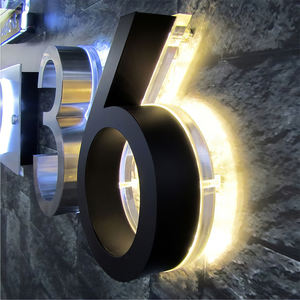 Numéro d'adresse LED rétro-éclairé Look moderne Numéros de <span class=keywords><strong>maison</strong></span> éclairés Numéros de <span class=keywords><strong>maison</strong></span> illuminés - Product Image 6