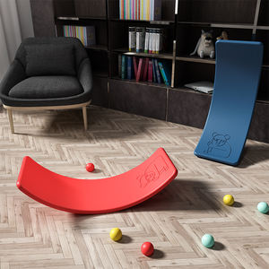 Jouet balançoire moderne intérieur/extérieur en plastique pour enfants, planche d'équilibre éducative pour bébé, <span class=keywords><strong>jeux</strong></span> et sports, parc d'aventure - Product Image 2