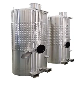 Modern Latest Custom-Made High Quality Wine Fermenter Fork Storage Tanks Unmatched Supplier with Capacities up to 5000l