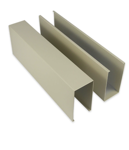 Plafon Baffle Persegi Panjang dari Paduan Aluminium Tahan Api, Warna Kustom, Ramah Lingkungan, Anti Lembab, Desain Artistik - Product Image 2