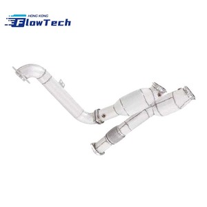 Downpipe SS304 avec bouclier thermique pour BMW X3M F97 X4M F98 S58 3.0T – Échappement de performance soudé TIG - Product Image 6