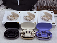 Écouteurs sans fil GT699, lot de 6 écouteurs à clip d'oreille, longue autonomie, pour le sommeil et le gaming, compatibles iPhone, avec fonction de charge de téléphone portable