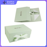 Lunettes de stratification brillantes fermeture d'extension de cheveux pliable emballage de soins de la peau vide en gros grande boîte-cadeau pliante magnétique