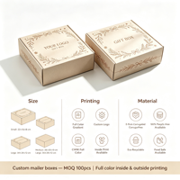 Boîte en carton ondulé sur mesure OEM avec insert compartimenté, pliable, en kraft, pour emballage gastronomique