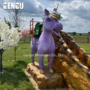 Mô hình hoạt hình kỳ lân cầu vồng cho trang trại phim hoạt hình kỳ lân trang trí - Product Image 5