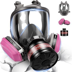 Ce Chứng Nhận 6200 Đầy Đủ Mặt Nạ Mặt Nạ Lọc Bụi Cao Su Nửa Mặt Nạ Khí Cho An Toàn Bảo Vệ Khuôn Mặt Khiên Sản Phẩm - Product Image 3