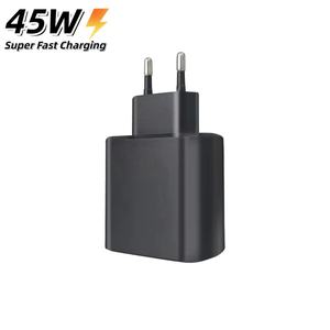 <span class=keywords><strong>Cargador</strong></span> Superrápido Tipo-C de 45 W para <span class=keywords><strong>Samsung</strong></span>, Adaptador de Corriente de 45 W, <span class=keywords><strong>Cargador</strong></span> Rápido PD QC para Teléfono Móvil - Product Image 1