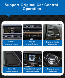 Kit bodi Android 10.25 inci, layar Multimedia navigasi GPS mobil Apple Play F20 layar Android untuk BMW NBT Radio Android - Product Image 6