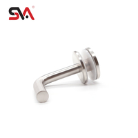 Support mural moderne en acier inoxydable SVA-0400D pour main courante d'escalier et balustrade