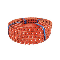 Courroie à maillons torsadés avec écrou de 11,5 mm à 14,5 mm, courroie en bois pour machine, courroie torsadée plus puissante que la courroie Fenner