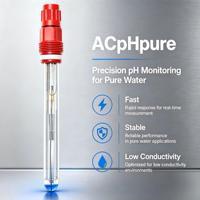 Électrode de pH-mètre pour l'analyse de l'eau pure, capteur de pH pour eau à faible conductivité, utilisation en laboratoire, instruments d'analyse, OEM ODM