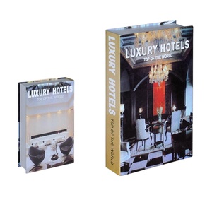Cajas falsas de diseñador de interiores, libros decorativos de moda antigua para productos de decoración del hogar - Product Image 1