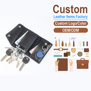 ซองใส่กุญแจหนังแท้สำหรับผู้ชาย แบบคล้องเอว, ที่ใส่กุญแจอเนกประสงค์, โรงงานรับผลิตแบบ OEM/ODM, กระเป๋าใส่กุญแจแบบคล้องเข็มขัด - Product Image 1