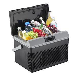 Portable Car Refrigerator 15L Direct Cooling 12V 24V Outdoor <b>Cooler</b> Warmer <b>Box</b> For Truck Use - Product Image 5