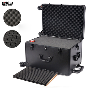 Factory-Made Aluminum <strong>Flight</strong> Case <strong>Suitcase</strong> with Wheels Durable Hard Box Tool Case Customizable OEM Support Made in China - Product Image 2