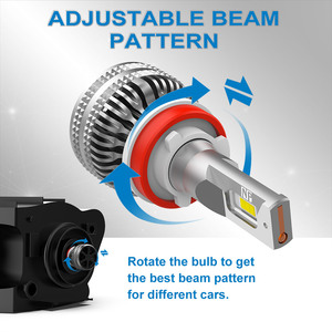 NAO-bombilla Led para faro delantero, 110W NP 300 Navara, alta potencia, H4, H7, H11, 9005, 9006, H13, Canbus pequeño, H15 - Product Image 5