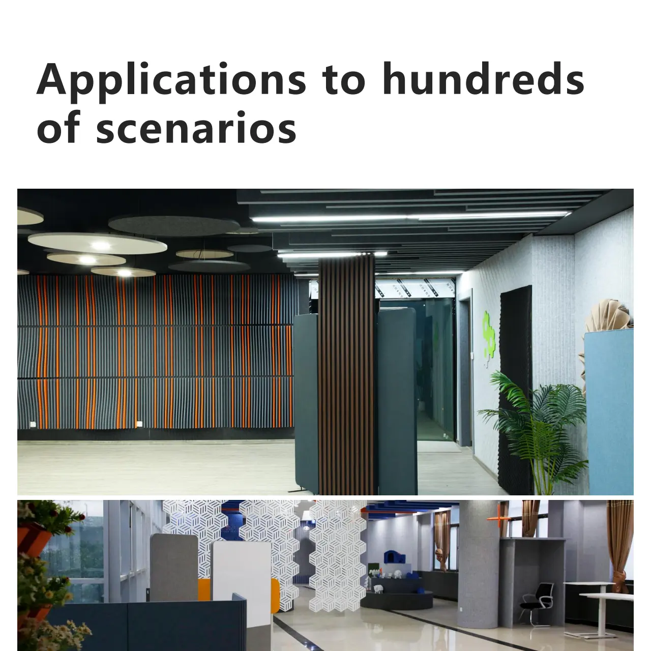 Sound Absorbing Acoustic Wall for Students Office Reduce Noise Distractions soundproof Partition
