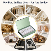 Boîte en carton personnalisée avec logo imprimé, style livre, pour soins de la peau, huile essentielle, ampoule, sérum, emballage de beauté, boîte rigide en papier avec insert en EVA