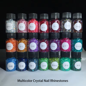 Diamantes de imitación de Cristal <span class=keywords><strong>AB</strong></span> Nail Art, accesorios de manicura, varios tamaños brillantes - Product Image 6