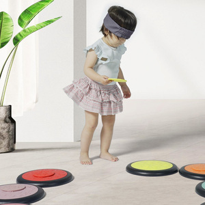 Discos Táctiles de Entrenamiento Sensorial Universal <span class=keywords><strong>para</strong></span> Niños, Almohadilla de Masaje Educativa Montessori, Juguete de Coordinación y Equilibrio - Product Image 4