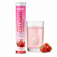 Fabricant de Comprimés GMP, MOQ Flexible, OEM ODM, Comprimés Effervescents au Collagène, Comprimés de Collagène à la Vitamine C, Vente en Gros