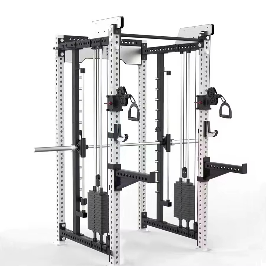 Commercial Multifunctional Crossover Gym Machine Bodybuilding Strength Trainer with Arm Exercise Function for Sports Fitness