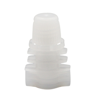 Bouchon de bec en plastique HDPE LW001B Bec de poche de 8.2mm de diamètre Bec de poche debout avec bouchon à vis