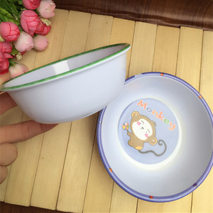 Bols à dessins animés pour enfants, petits bols à riz pour enfants, bols en plastique mélamine, fournitures pour vendeurs de rue, petits bols pour une ou deux personnes - Product Image 2