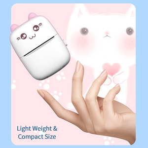 เครื่องพิมพ์พกพาไร้สาย C9 Mini ความละเอียด 200 DPI พิมพ์ภาพความละเอียดสูงแบบความร้อน ขนาดพกพาสะดวก ดีไซน์สีสันสวยงาม ใช้กับสติกเกอร์ได้ - Product Image 4