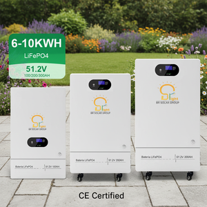 แบตเตอรี่โซลาร์ 51.2V 300AH แบบติดตั้งบนพื้น 15.32kWh สำหรับบ้าน ระบบสำรองไฟฟ้าพลังงานแสงอาทิตย์แบบออฟกริด BR-300AH51.2V ติดตั้งได้อย่างยืดหยุ่น - Product Image 4