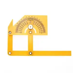 Protractor And Angle Finder Woodworking Measurement Tool 0 To 180 Degree Woodworking Angle Ruler Plastic Protractor