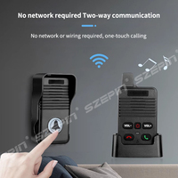 Système de Sécurité Domiciliaire Sans Fil avec Interphone Bidirectionnel et Sonnette pour Communication Intérieure de Pièce à Pièce