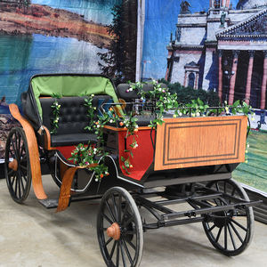 Buggy électrique de style européen sans chevaux à vendre, pour mariage, carrosse royal, remorque de carrosse - Product Image 1