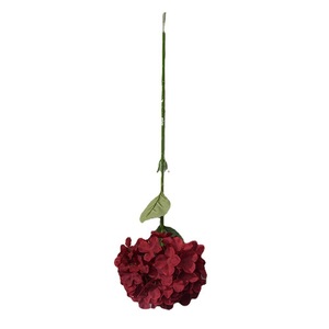 Bouquet de fleurs artificielles d'hortensia, artisanat de qualité, 72 pétales en soie, réaliste, décoration de mariage et de maison - Product Image 5