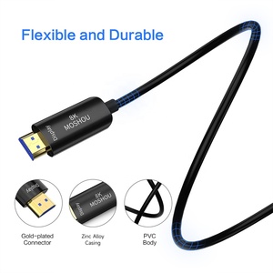4ème câble <span class=keywords><strong>HDMI</strong></span> 2.1 personnalisé 8k 4k 2k 60hz 48Gbps UHS 4K 120Hz HDR 10 + 3D eARC HDR HDCP 2.2 & 2.3 pour PS5 RTX4080 amplificateur TV - Product Image 5